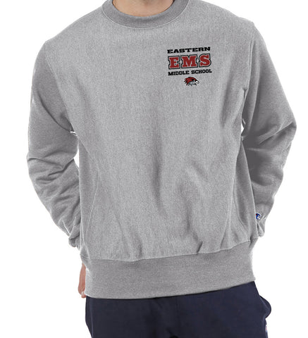 EMS LEFT CHEST  Reverse Weave Champion Crewneck Sweatshirt