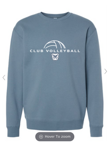 Butler Women's Club Volleyball Crewneck Sweatshirt Pigment Slate Blue