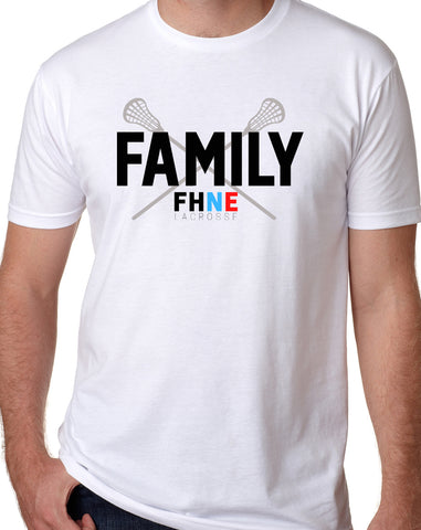 FHNE LACROSSE FAMILY  T-Shirt--Choose your garment