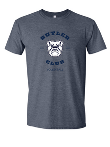 Butler Women's Club Volleyball Tshirt Heather Navy