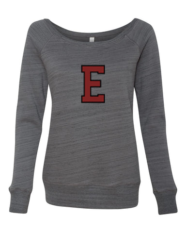 Vintage E Bella & Canvas Wide Neck Sweatshirt