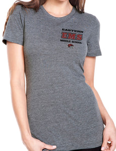 EMS LEFT CHEST Fitted Tri-Blend Short Sleeve