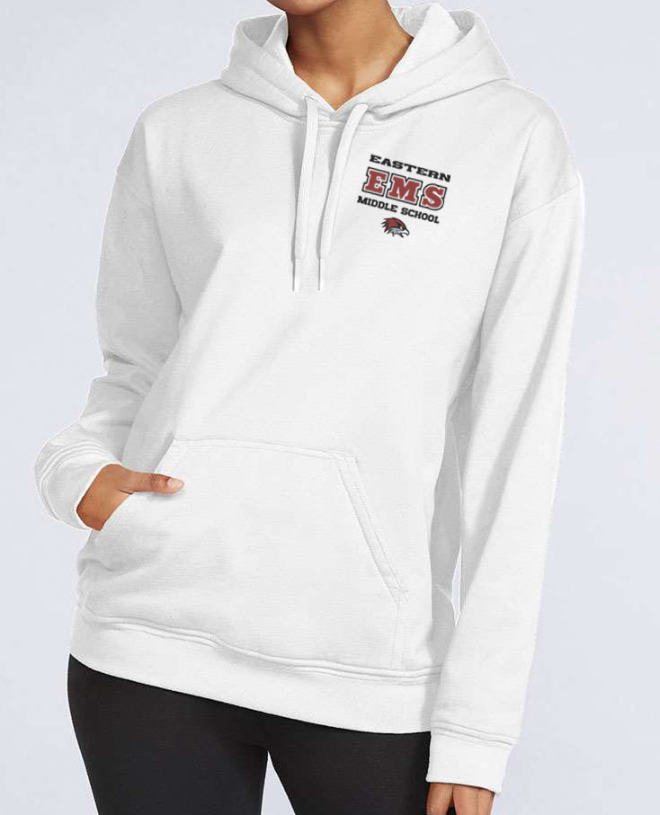 EMS LEFT CHEST Gildan hoodie (Youth Sizes Available)