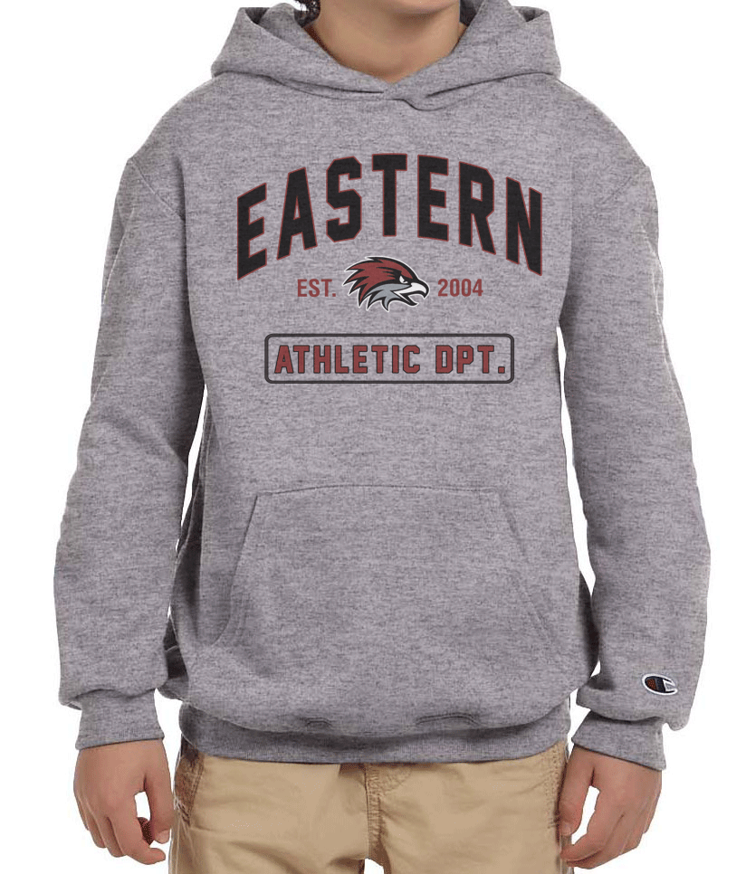 EASTERN ATHLETIC DEPT Champion Brand Youth Hoodie