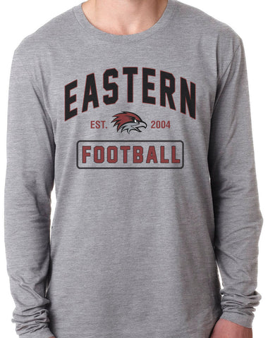 EASTERN FOOTBALL Long Sleeve Unisex Tri-Blend T-Shirt