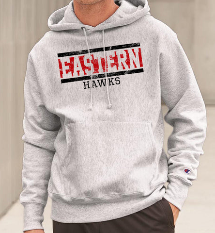 EASTERN HAWKS Champion Brand Reverse Weave Hoodie