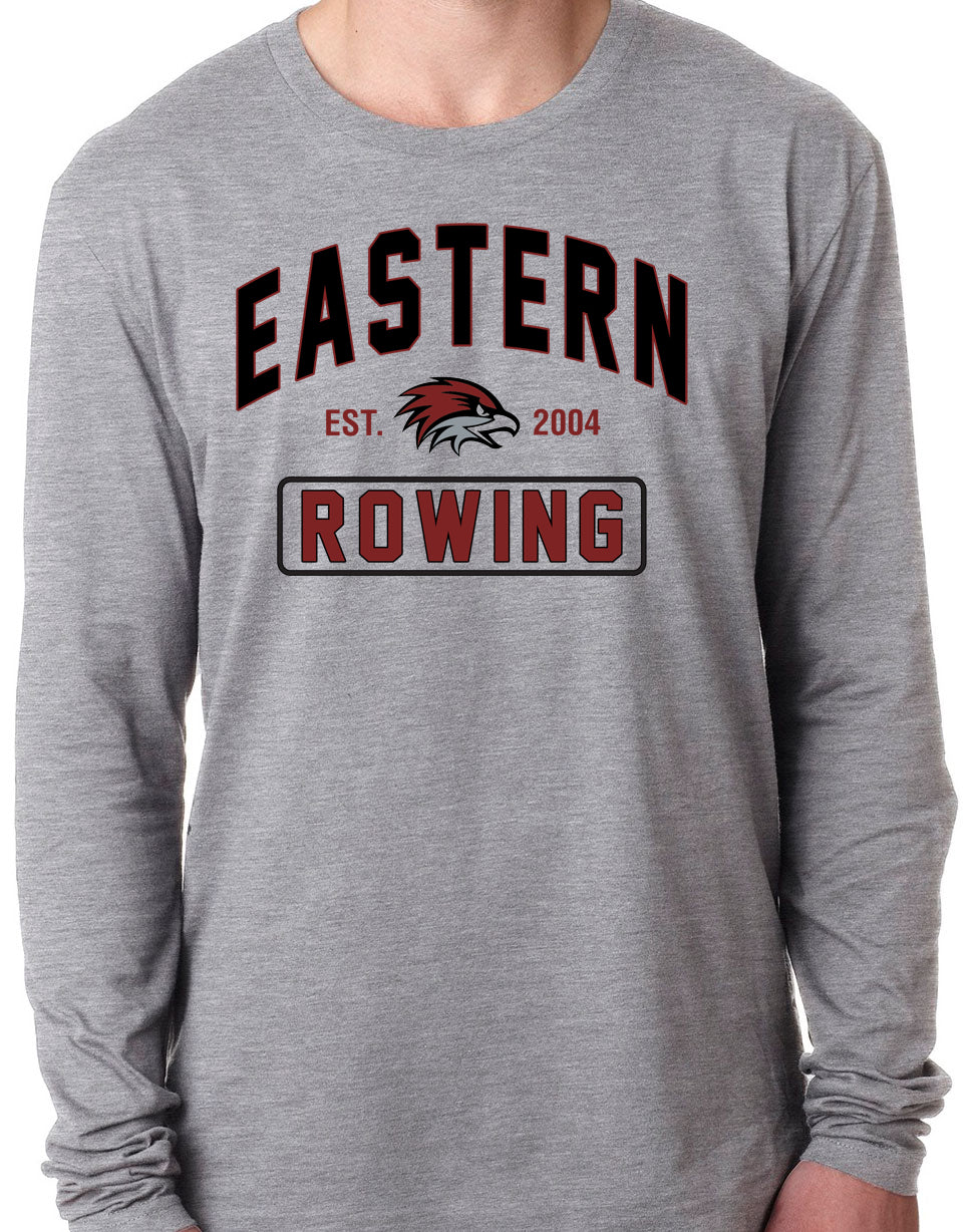 EASTERN ROWING Long Sleeve Unisex Tri-Blend T-Shirt