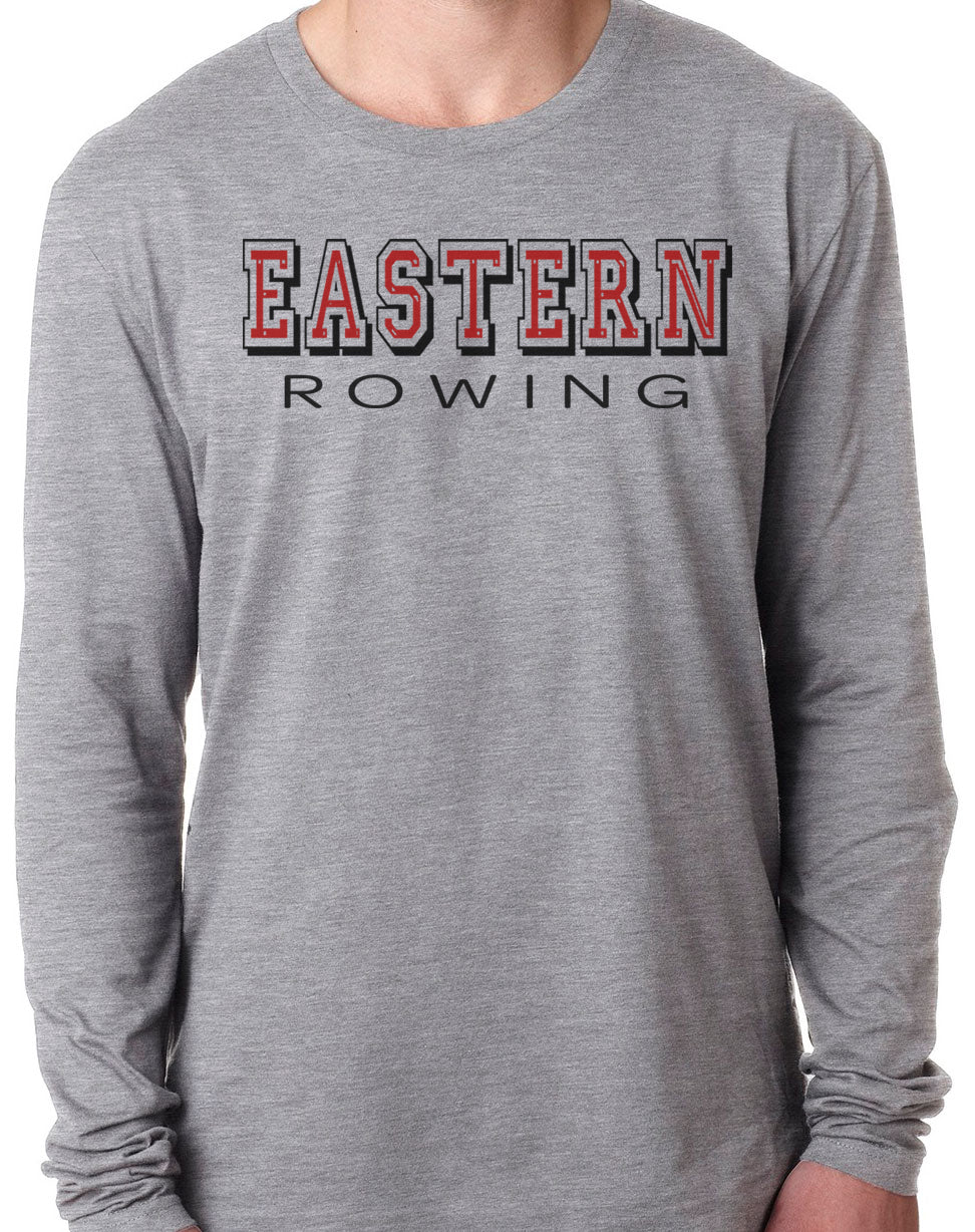 EASTERN ROWING Long Sleeve Unisex Tri-Blend T-Shirt