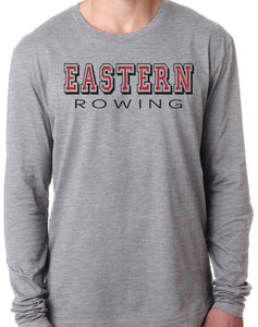 EASTERN ROWING Long Sleeve Unisex Tri-Blend T-Shirt