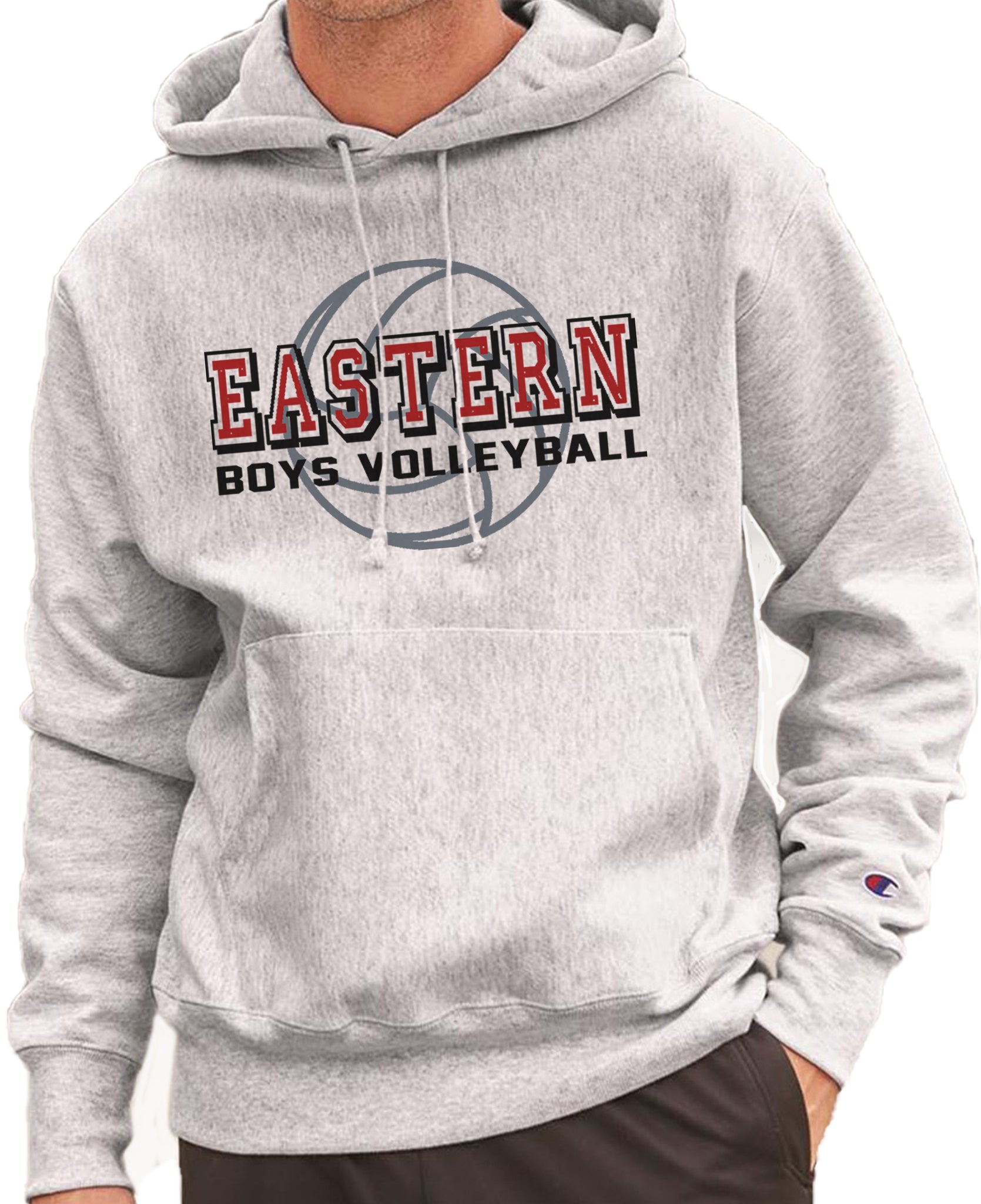 Champion boys hotsell white hoodie