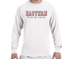 EASTERN ROWING Champion Brand Long Sleeve White