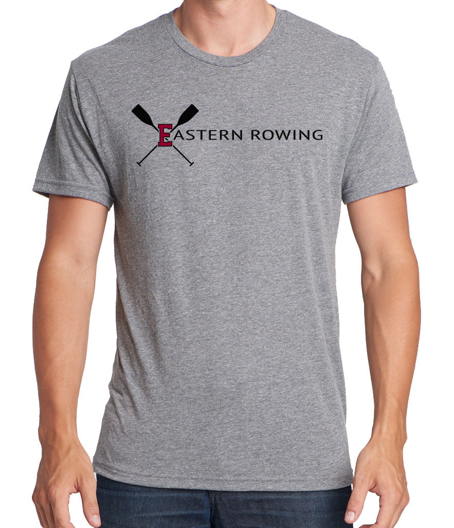 EASTERN ROWING OARS Men's Tri-Blend Short Sleeve Tee