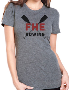 FHE ROWING RED OARS Women's Tri-Blend Short Sleeve