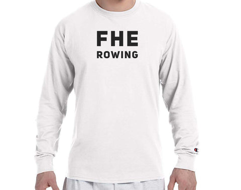 FHE ROWING SIMPLE Champion Brand Long Sleeve White