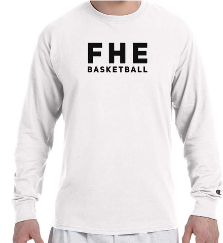 FHE BASKETBALL SIMPLE Champion Brand Long Sleeve White