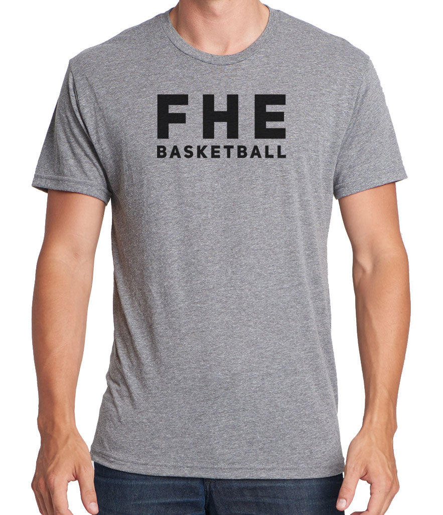 FHE BASKETBALL SIMPLE Men's Premium Short Sleeve Tri-Blend