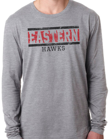 EASTERN HAWKS Tri-Blend Long Sleeve