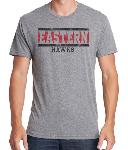 EASTERN HAWKS Men's Tri-Blend Short Sleeve