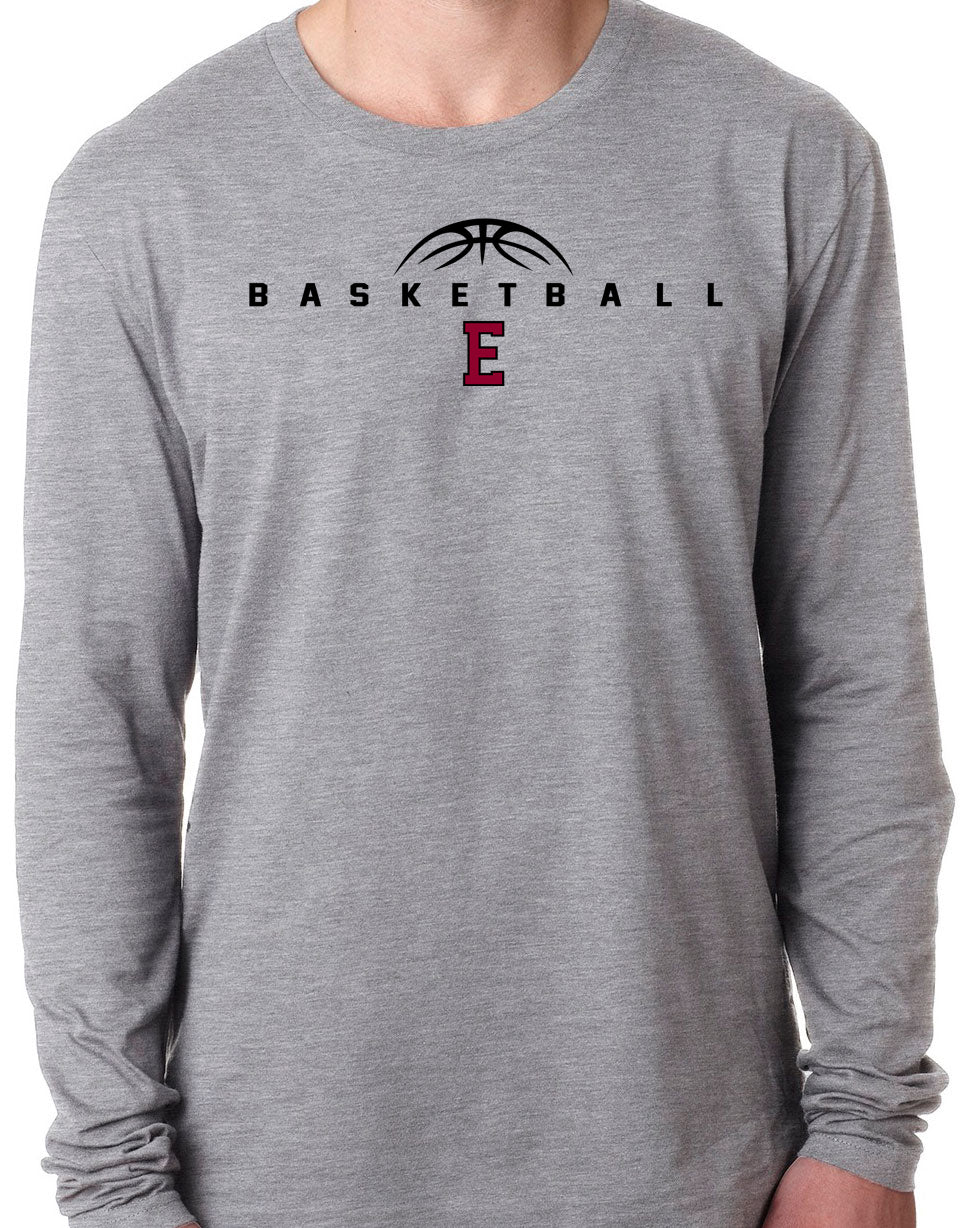 EASTERN BASKETBALL Long Sleeve Unisex Tri-Blend T-Shirt