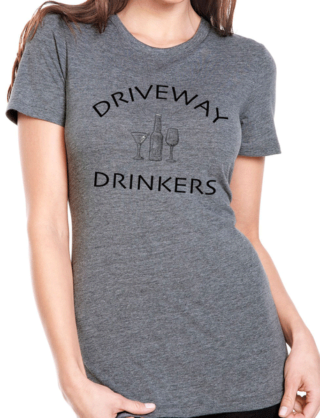 DRIVEWAY DRINKERS Graphic T-shirt for Women