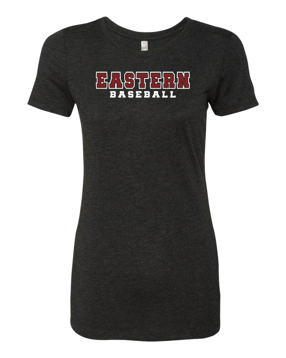 EASTERN BASEBALL  Women's Tri Blend Tee Heathered Black