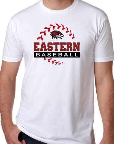EASTERN BASEBALL SEAMS Softstyle T-Shirt White