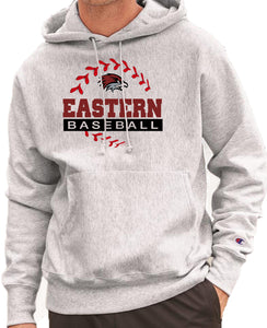 EASTERN BASEBALL SEAMS  Reverse Weave Champion Hoodie Sweatshirt