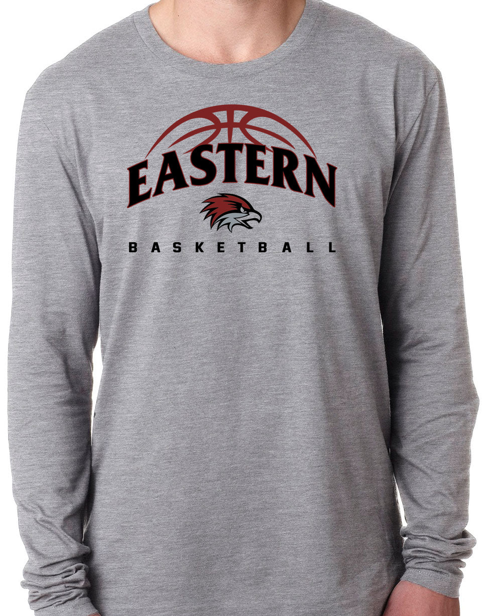 EASTERN BASKETBALL  Long Sleeve Unisex Tri-Blend T-Shirt