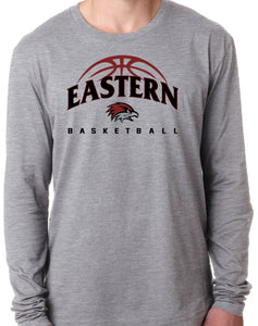 EASTERN BASKETBALL  Long Sleeve Unisex Tri-Blend T-Shirt