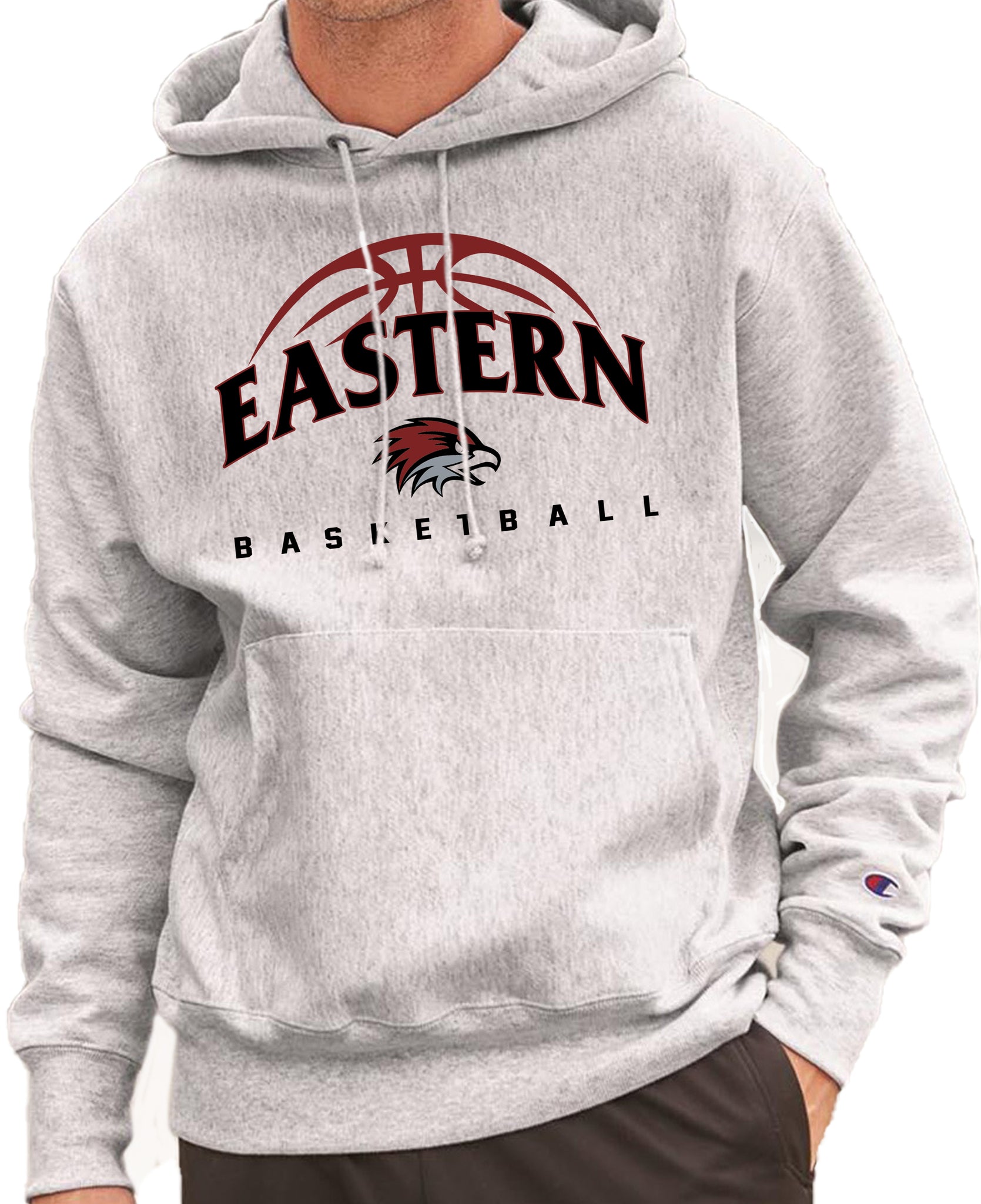EASTERN BASKETBALL  Reverse Weave Champion Hoodie Sweatshirt