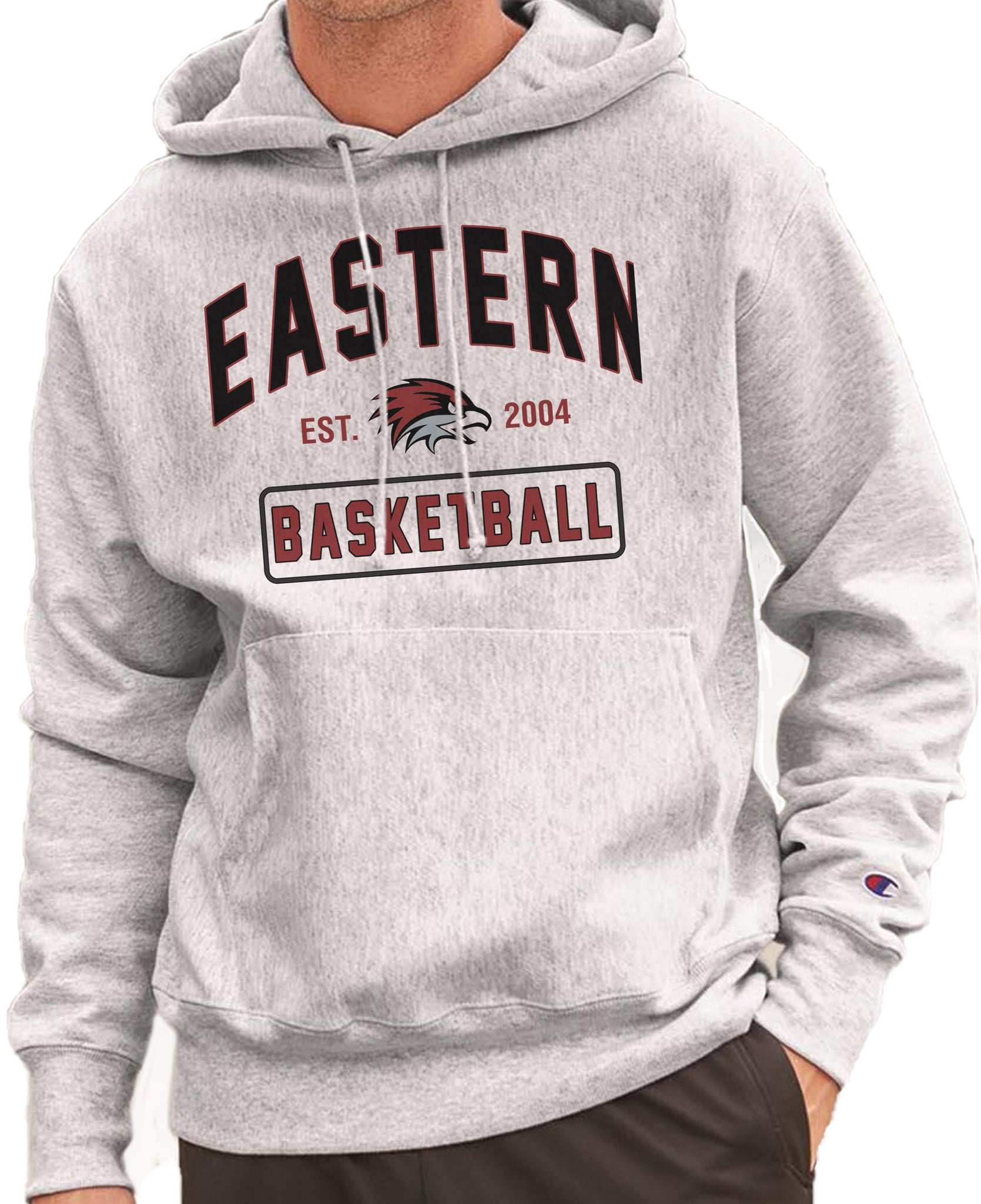 EASTERN BASKETBALL  Reverse Weave Champion Hoodie Sweatshirt