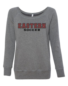 EASTERN SOCCER  Bella & Canvas Wide Neck Sweatshirt