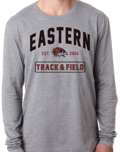 EASTERN TRACK EST Long Sleeve Unisex Tri-Blend T-Shirt
