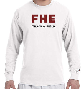 FHE TRACK SIMPLE Champion Brand Long Sleeve White
