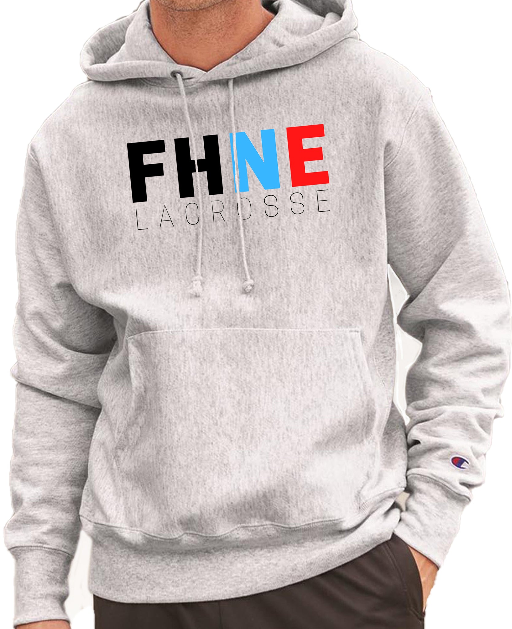 FHNE LACROSSE  Reverse Weave Champion Hoodie Sweatshirt