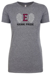 HAWKPRIDE women's tri-blend t-shirt