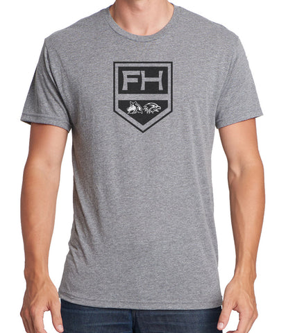 FHNE HOCKEY Men's Premium Short Sleeve Tri-Blend T-Shirt