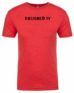 Men's short sleeve triathlon tshirt "Crushed It" by Endurance Apparel