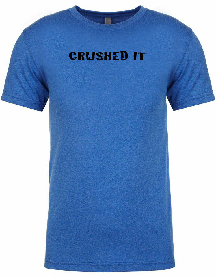 Men's short sleeve triathlon tshirt "Crushed It" by Endurance Apparel