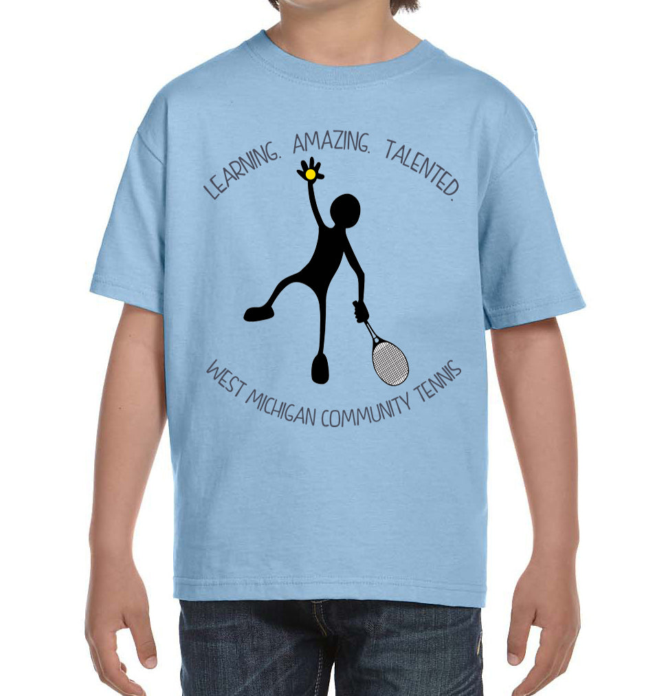 West Michigan Community Tennis Chari-Tee Adult and Youth Sizes