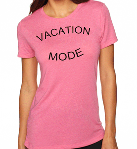 Vacation Mode Graphic Tee for Women (More Colors Available)